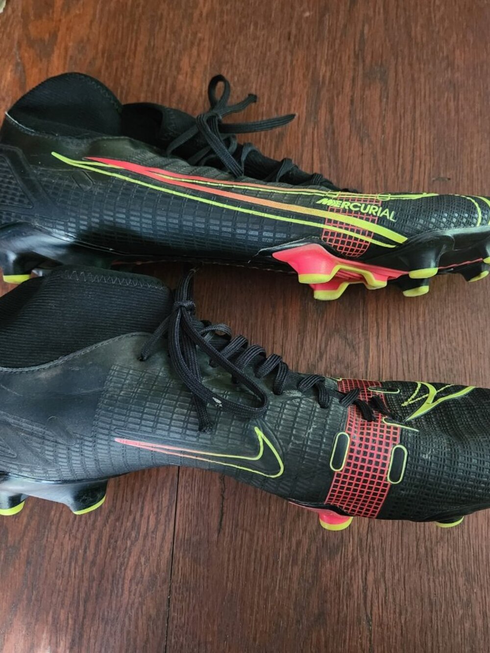 Nike Mercurial Superfly 8 Academy MG Black Cyber Soccer Shoe Mens Size 11 - Picture 4 of 6